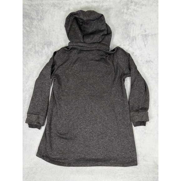 Kenneth Cole Reaction Knit Jacket Womens 2XL Black Full Zip Hooded Coat - Picture 3 of 11